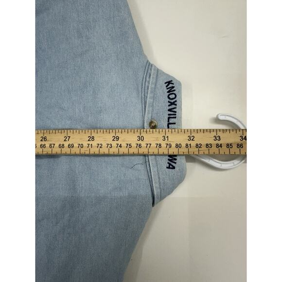 LA Loving Mens Shirt Medium Short Sleeve Button Up National Sprint Car Hall Fame - Picture 11 of 13